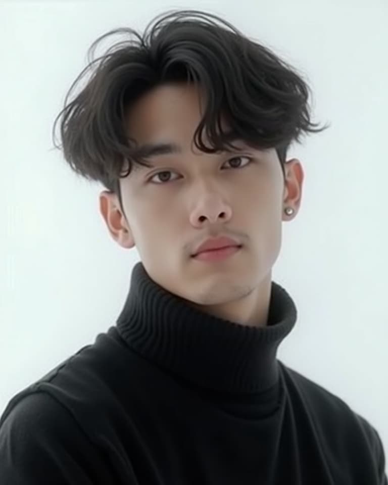 AI portrait — Korean studio