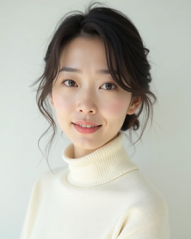 AI portrait — Japanese editorial