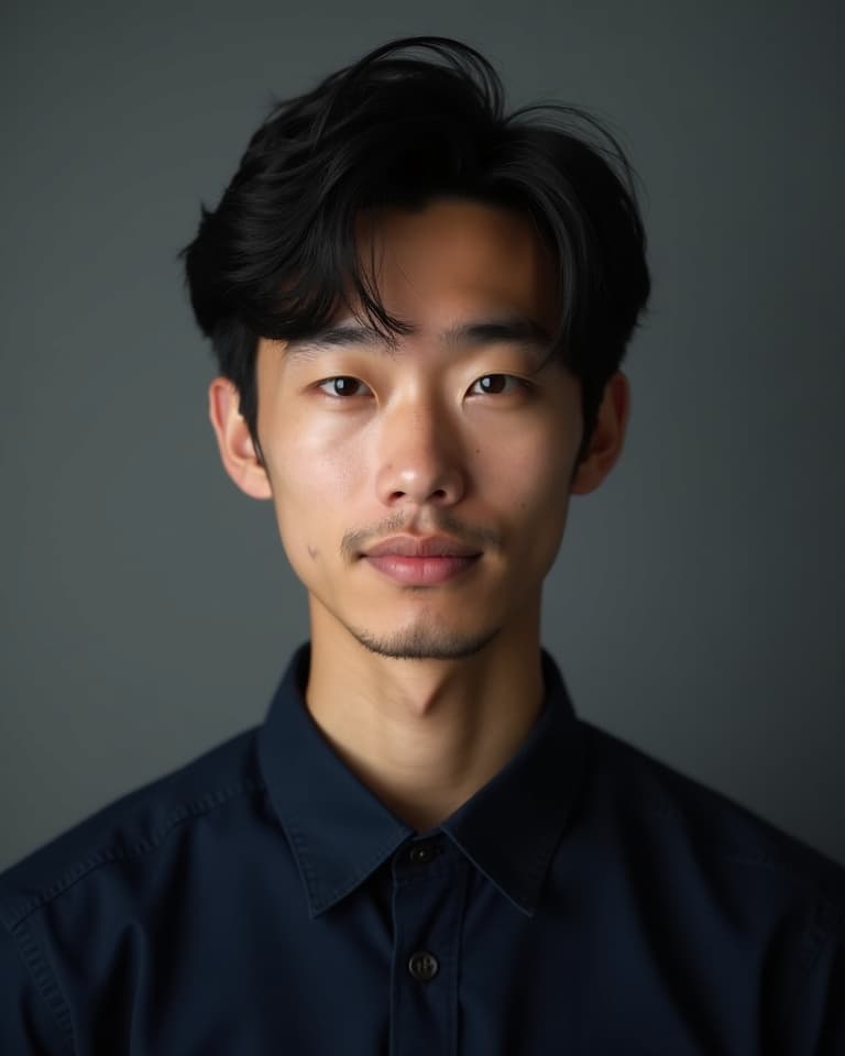 AI portrait — Japanese studio