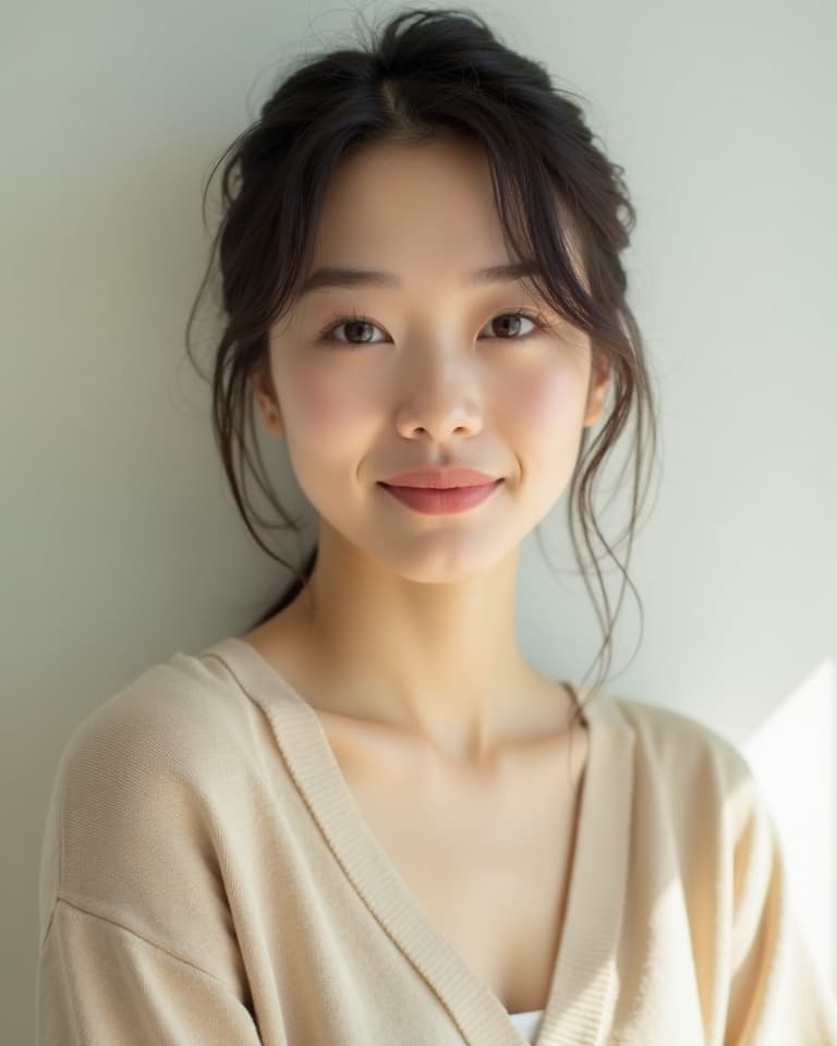 AI portrait — Japanese natural