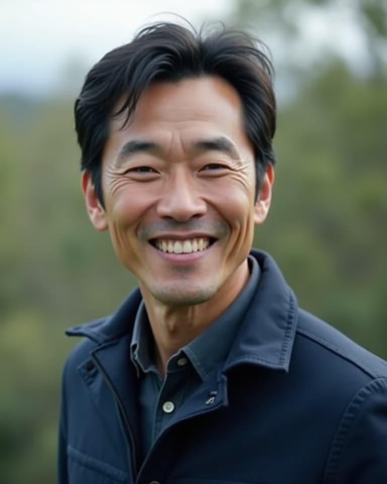 AI portrait — Japanese outdoor