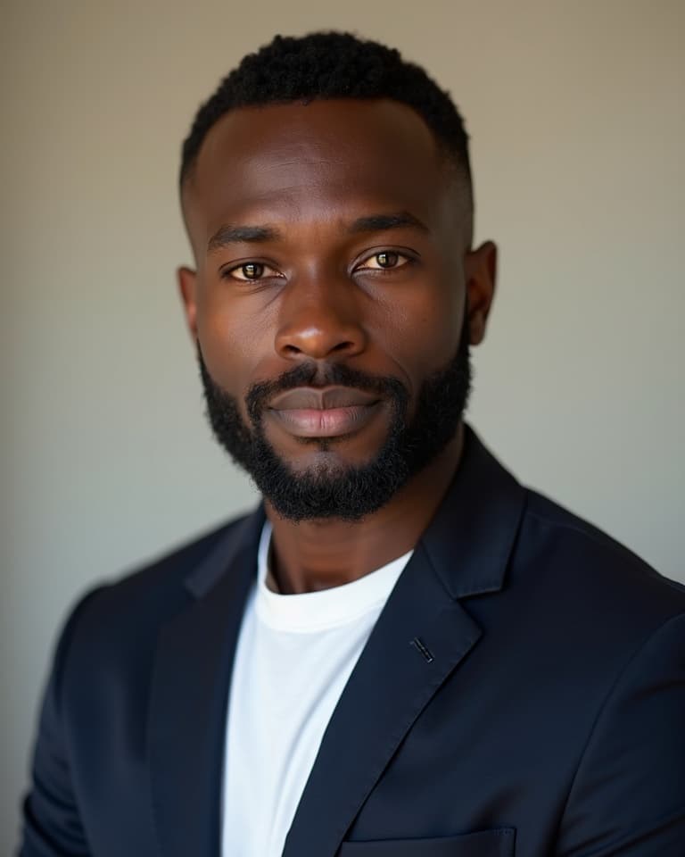 AI portrait — studio lighting