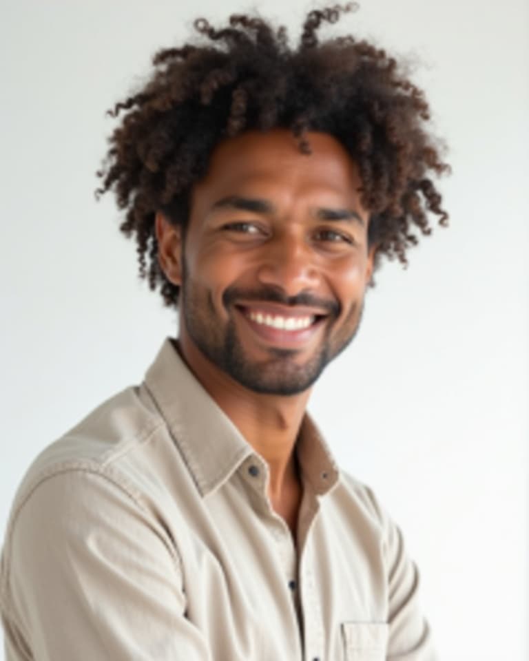 AI portrait — minimalist